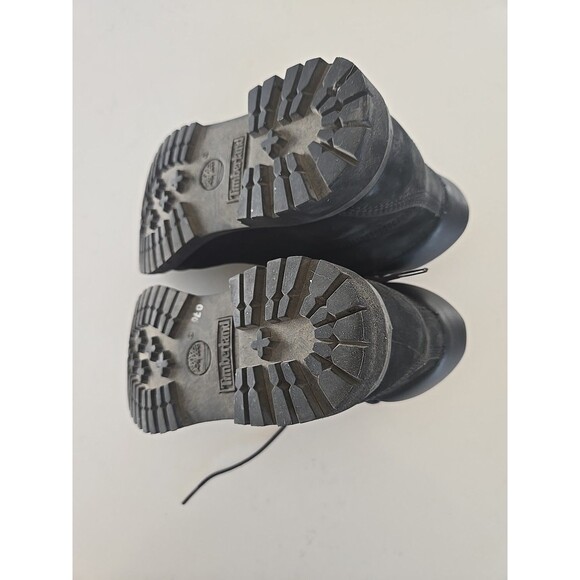 Timberland Premium 6 in Womens Boots Size 6 Black Nubuck Waterproof Insulated - Picture 4 of 6